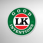 GOOD INTENTIONS LOGO STICKER